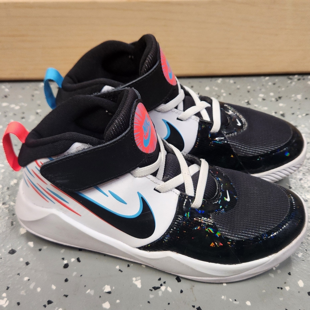 Nike Kids Black and Blue Sneakers
